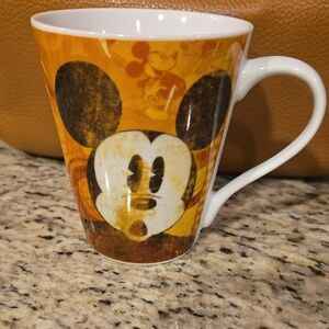 Disney Mickey Mouse Mug - Orange and Black